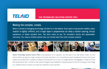 Technology Solution Center Technology Solution Center
