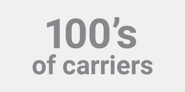 100's of carriers