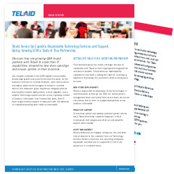 Telaid Full Services for QSR